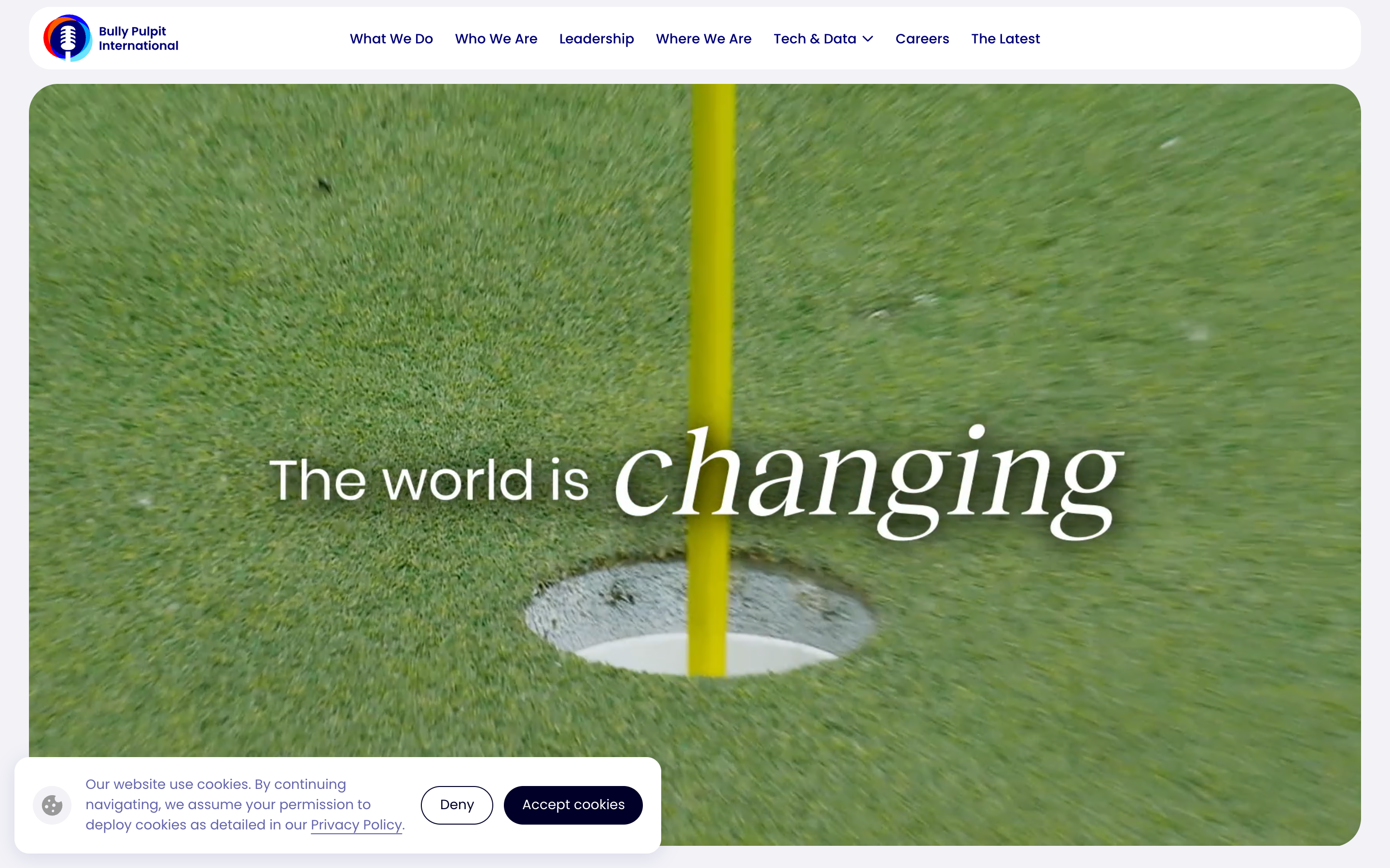 Bully Pulpit International homepage